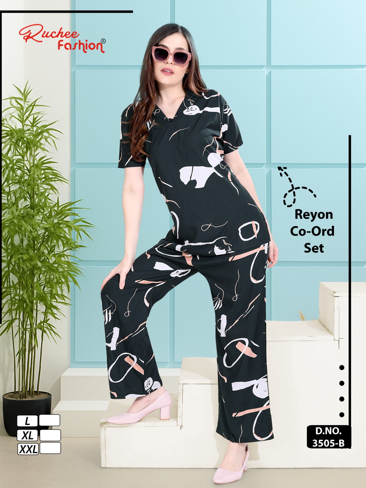 Design 150725 Ruchee Fashion Rayon Co Ord Set Wholesale Price