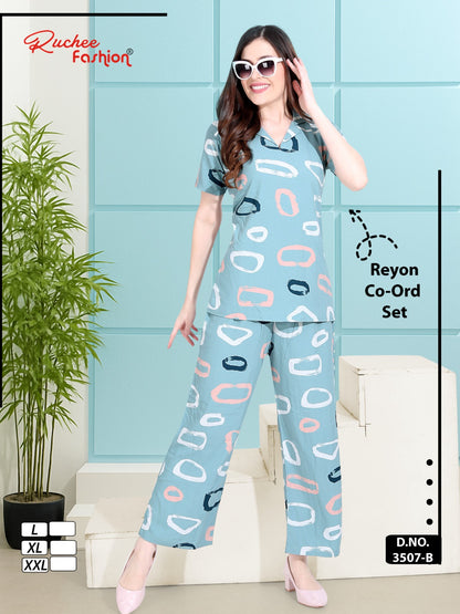 Design 150725 Ruchee Fashion Rayon Co Ord Set Wholesale Price