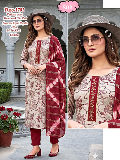 Design 16-17 Knk Vatican Readymade Pant Style Suits Wholesale