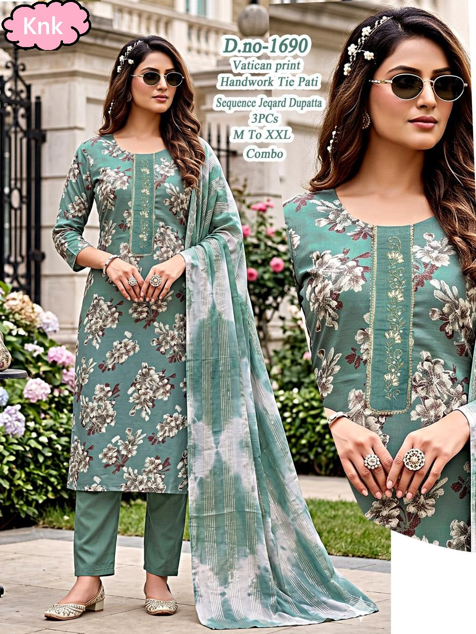 Design 16-17 Knk Vatican Readymade Pant Style Suits Wholesale