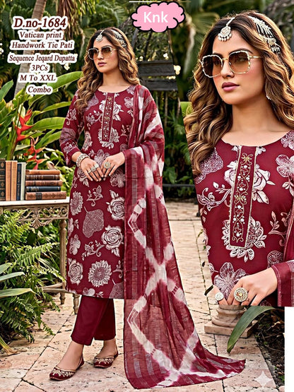 Design 16-17 Knk Vatican Readymade Pant Style Suits Wholesale