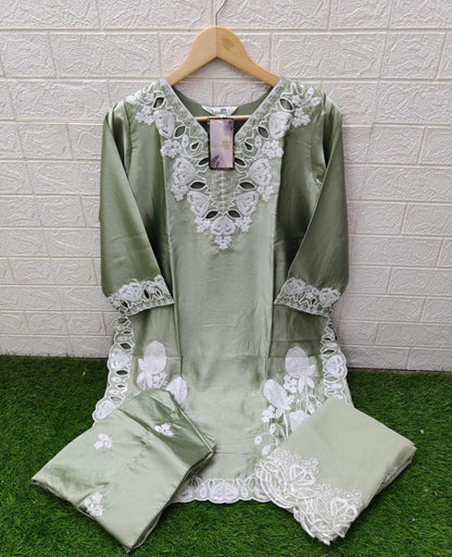 Design 1601 Laxuria Trendz Satin Pakistani Readymade Suits Manufacturer Ahmedabad