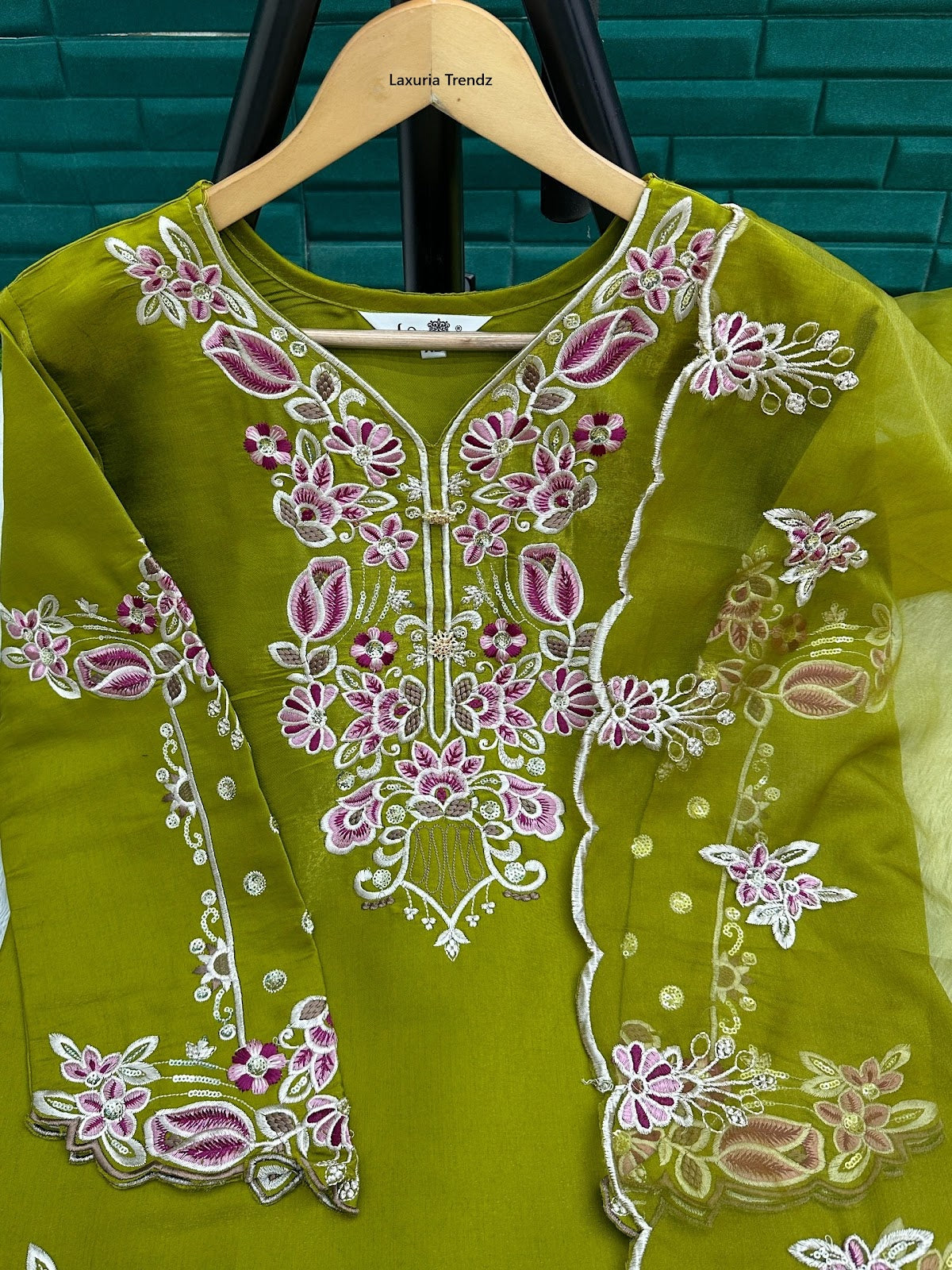 Design 1603 Laxuria Trendz Roman Pakistani Readymade Suits Wholesale Price