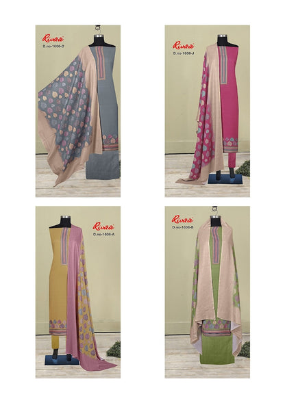 Design 1606 Rivaa Pashmina Suits Manufacturer