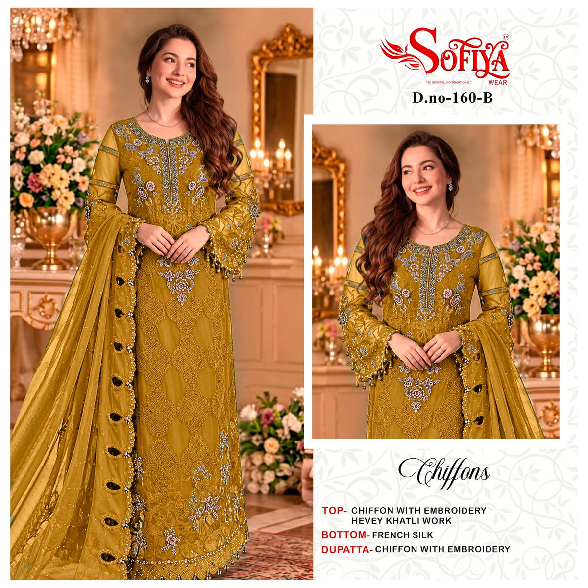 Design 160 Sofiya Chiffon Pakistani Salwar Suits Manufacturer Ahmedabad