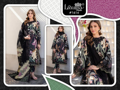 Design 1614 Laxuria Trendz Satin Pakistani Readymade Suits Supplier Gujarat