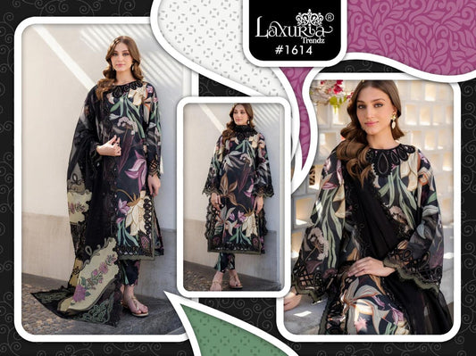 Design 1614 Laxuria Trendz Satin Pakistani Readymade Suits Supplier Gujarat