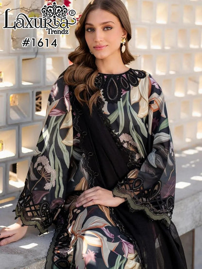 Design 1614 Laxuria Trendz Satin Pakistani Readymade Suits Supplier Gujarat