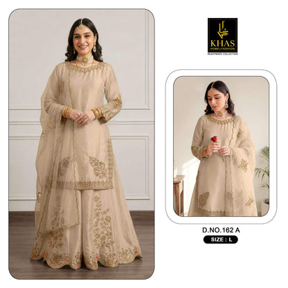 Design 162 Khas Satin Pakistani Readymade Suits Supplier Ahmedabad