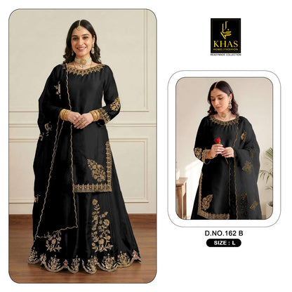 Design 162 Khas Satin Pakistani Readymade Suits Supplier Ahmedabad