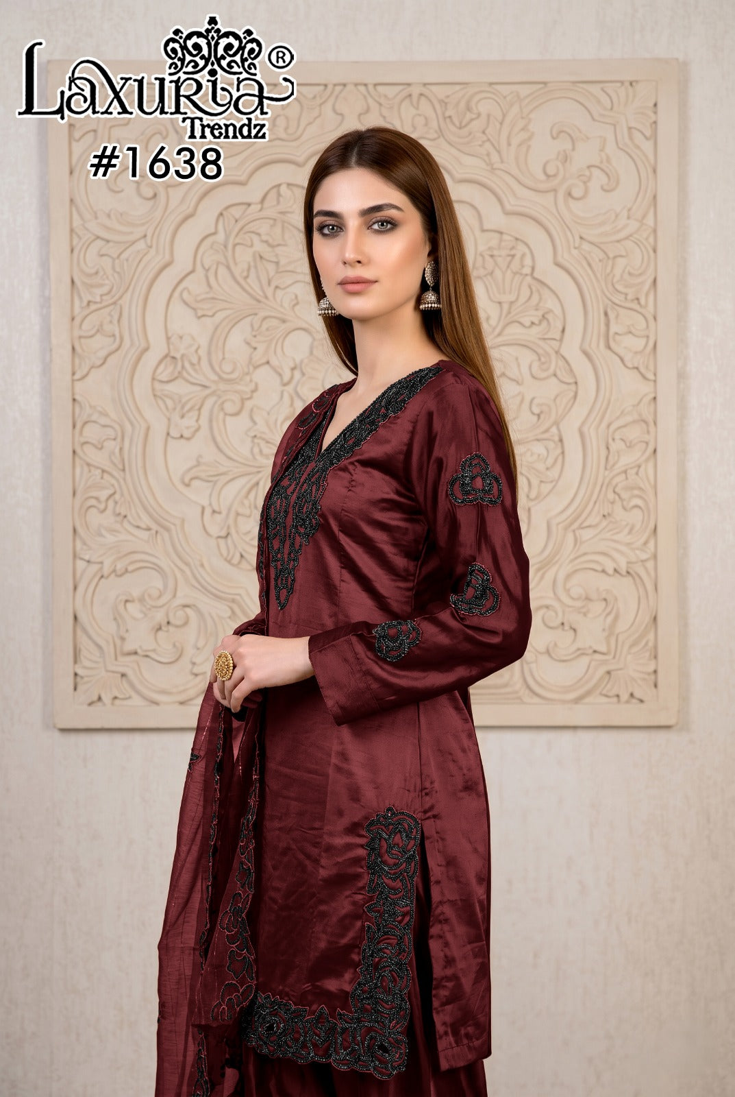Design 1638 Laxuria Trendz Rangila Pakistani Readymade Suits Wholesale Rate