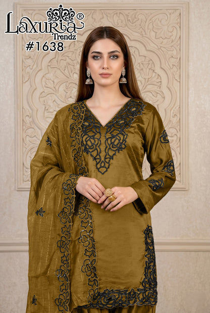 Design 1638 Laxuria Trendz Rangila Pakistani Readymade Suits Wholesale Rate