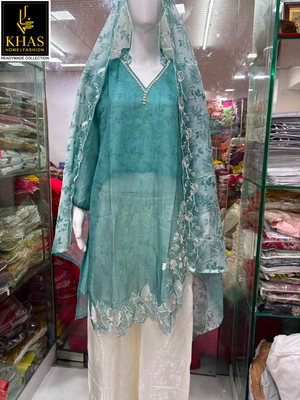 Design 164 Khas Tabby Silk Pakistani Readymade Suits Exporter India