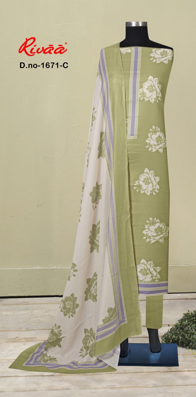 Design 1671 Rivaa Pashmina Suits Manufacturer Ahmedabad