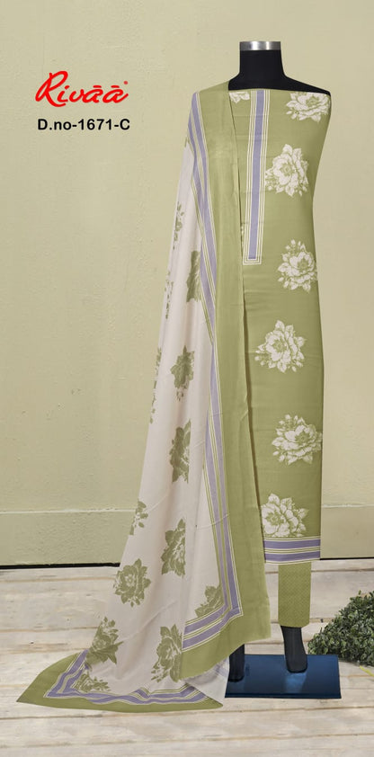 Design 1671 Rivaa Pashmina Suits Manufacturer Ahmedabad