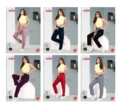 Design 1697 New Colours La Fairy Sinker Women Cargo Pants Supplier Gujarat
