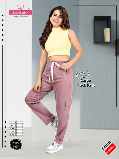 Design 1697 New Colours La Fairy Sinker Women Cargo Pants Supplier Gujarat