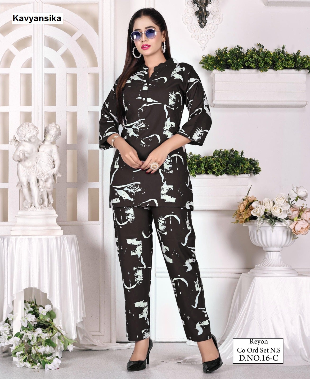 Design 16 Kavyansika Rayon 22Kg Co Ord Set Wholesale