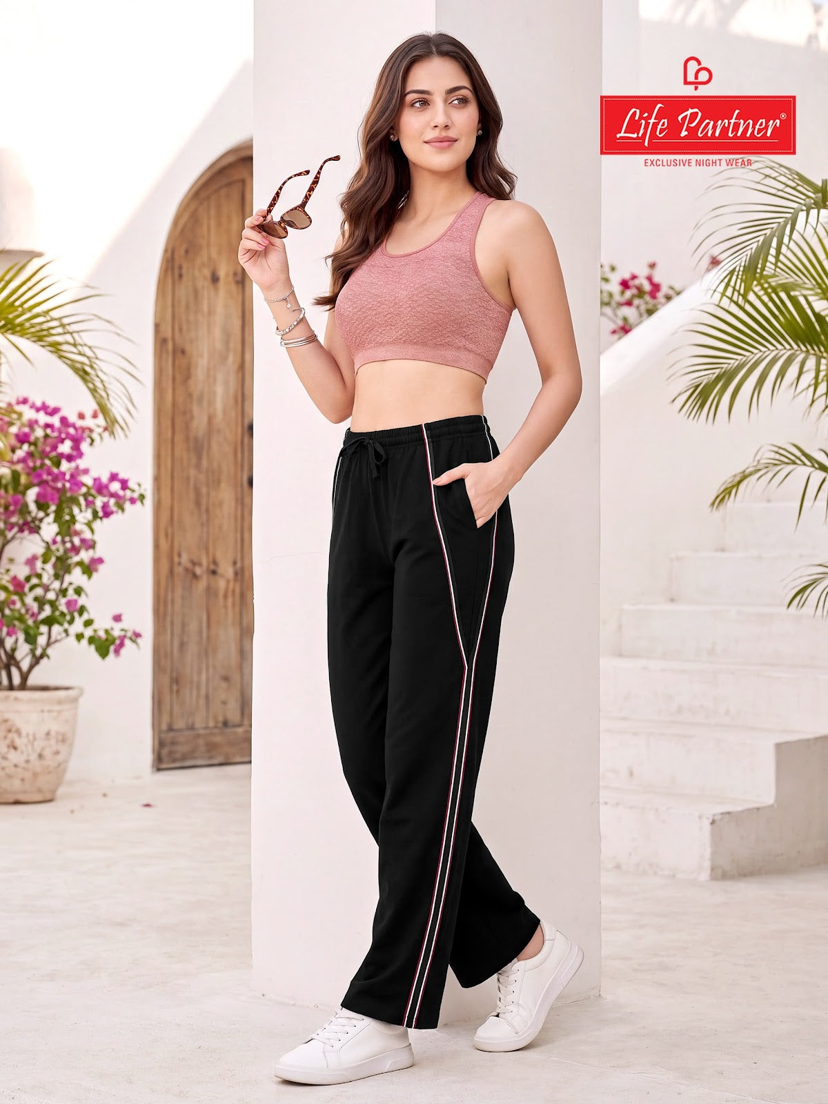 Design 16 Life Partner Cotton Women Track Pants Manufacturer India