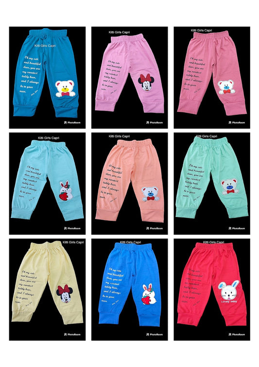 Design 170325 Kitti Slub Girls Capri Supplier India