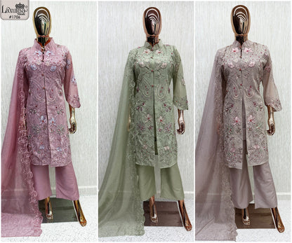 Design 1706 Laxuria Trendz Crush Pakistani Readymade Suits Manufacturer