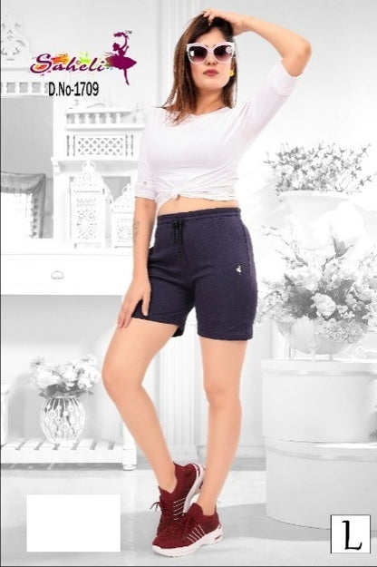 Design 1709 Saheli Cotton Women Shorts Supplier Ahmedabad