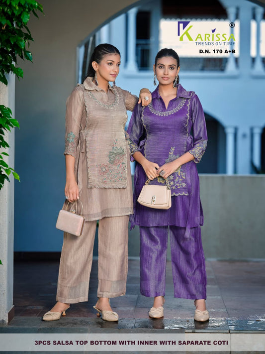 Design 170 Karissa Salsa Co Ord Set Wholesale