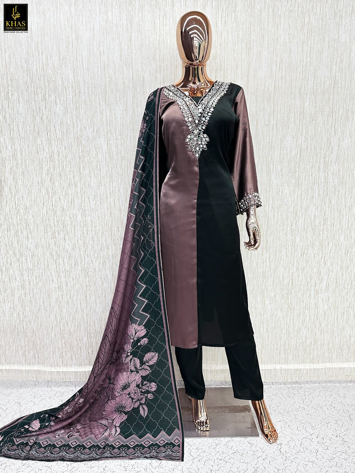 Design 170 Khas Satin Pakistani Readymade Suits Wholesaler India
