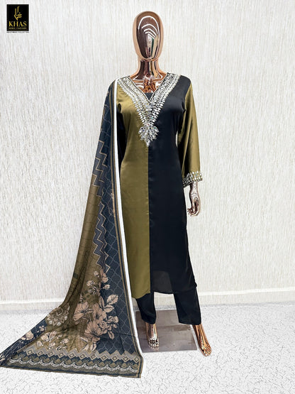 Design 170 Khas Satin Pakistani Readymade Suits Wholesaler India