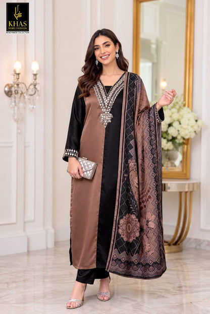 Design 170 Khas Satin Pakistani Readymade Suits Wholesaler India