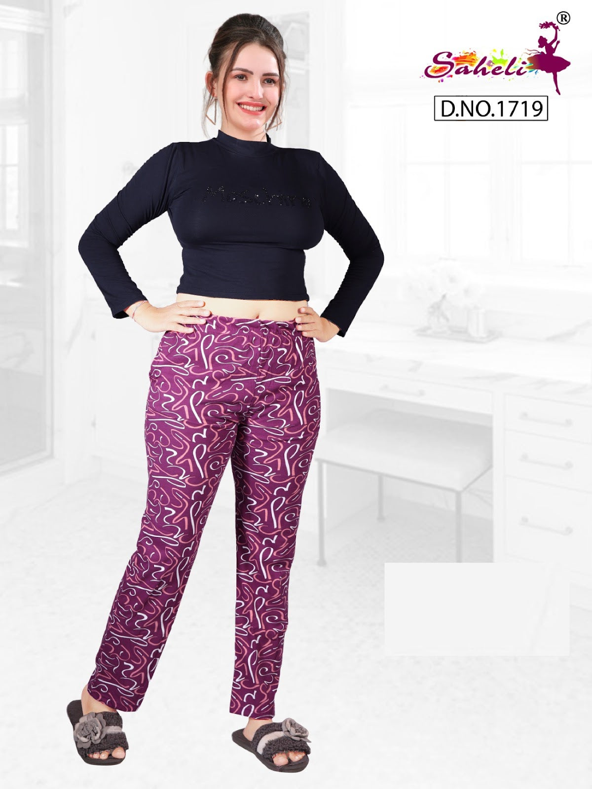 Design 1719 Saheli Women Night Lower Supplier