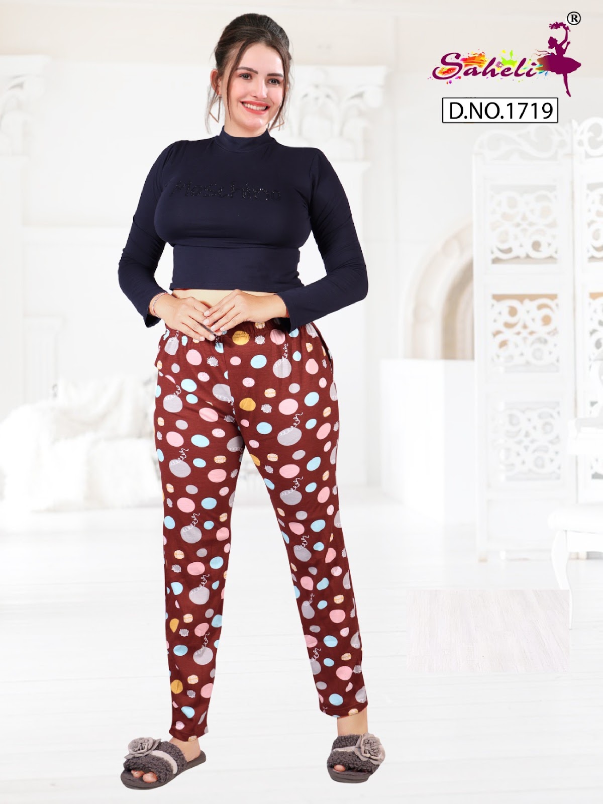 Design 1719 Saheli Women Night Lower Supplier