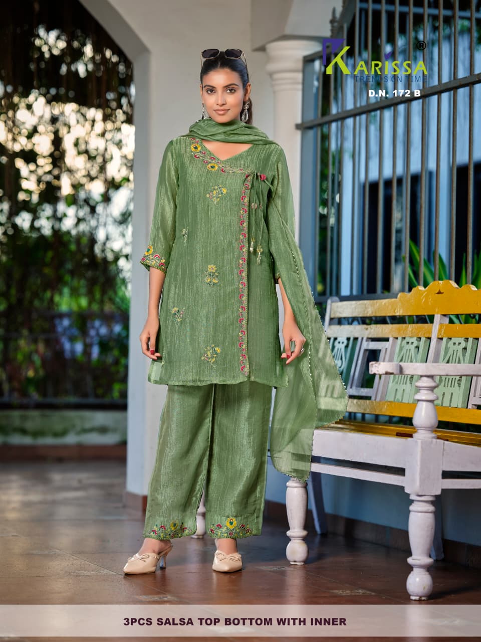 Design 172 Karissa Salsa Readymade Suits Supplier