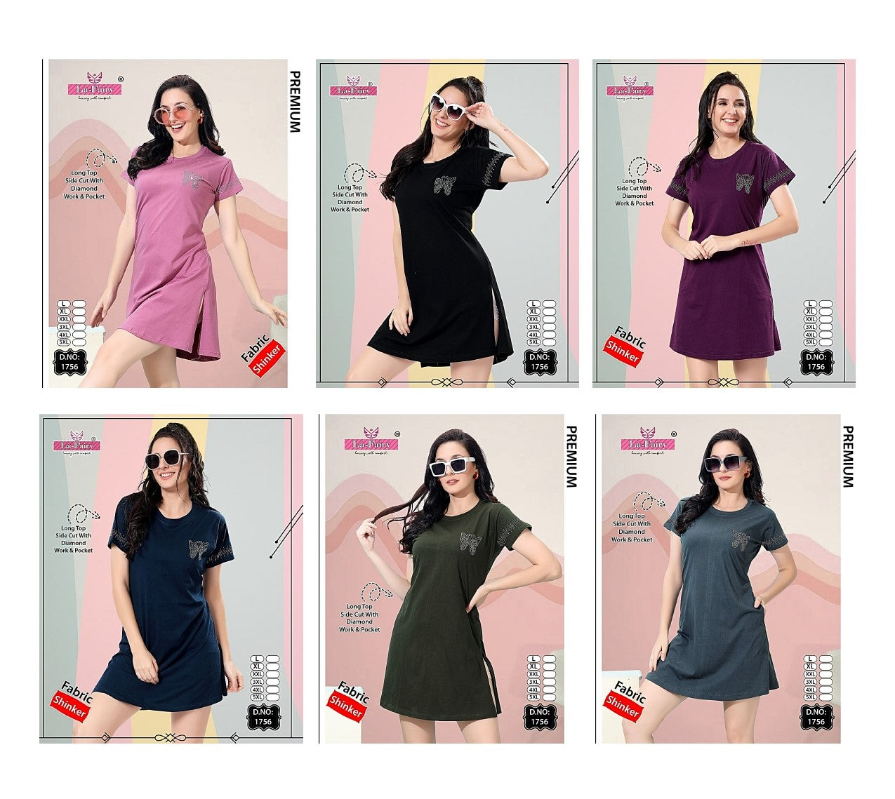 Design 1756 La Fairy Sinker Designer Long Top Manufacturer