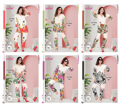 Design 1770 La Fairy Cotton Co Ord Set Wholesaler Gujarat