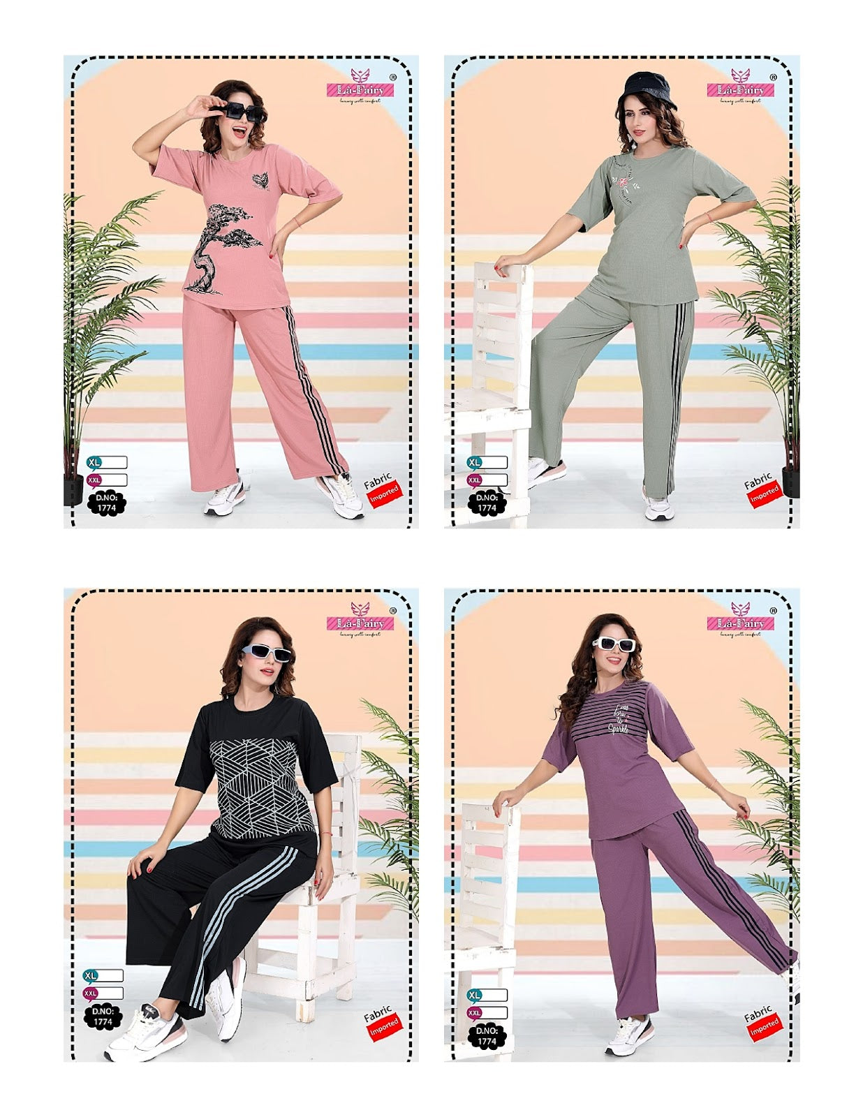 Design 1774 La Fairy Imported Co Ord Set Manufacturer