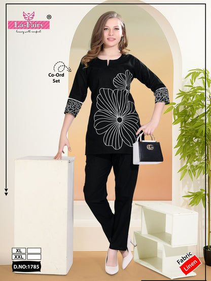 Design 1785 La Fairy Linen Co Ord Set Exporter