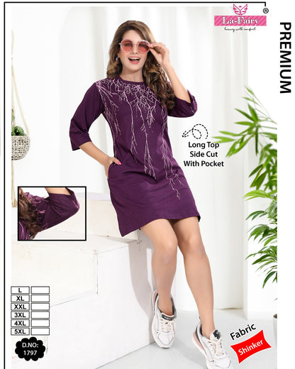 Design 1797 La Fairy Sinker Designer Long Top Wholesale