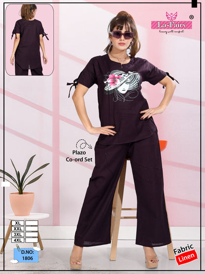 Design 1806 La Fairy Linen Co Ord Set Wholesale