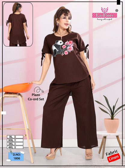 Design 1806 La Fairy Linen Co Ord Set Wholesale