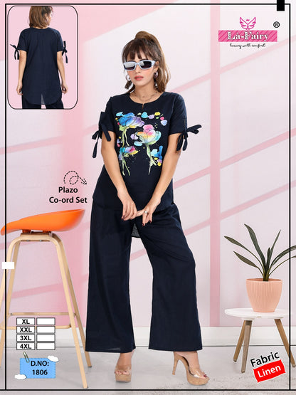 Design 1806 La Fairy Linen Co Ord Set Wholesale