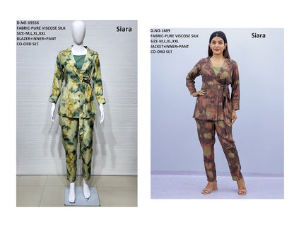 Design 1807 Siara Pure Viscose Co Ord Set Exporter India