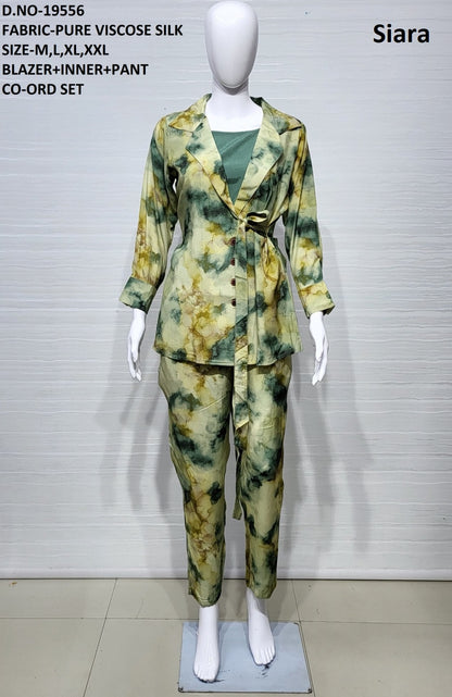 Design 1807 Siara Pure Viscose Co Ord Set Exporter India