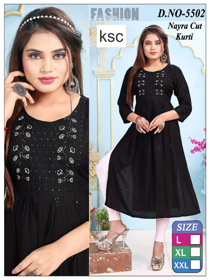 Design 180925 Ksc Rayon Kurtis Manufacturer