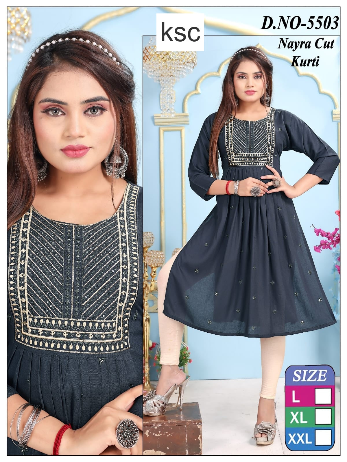 Design 180925 Ksc Rayon Kurtis Manufacturer