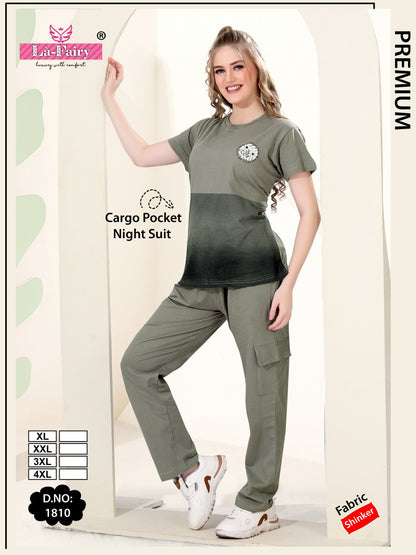 design 1810 cargo la fairy sinker pyjama night suits exporter gujarat