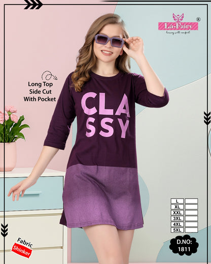 Design 1811 La Fairy Sinker Designer Long Top Manufacturer Gujarat