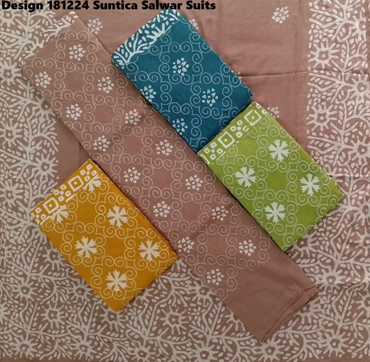 Design 181224 Suntica Cotton Salwar Suits Supplier India