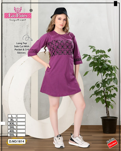 Design 1814 La Fairy Sinker Designer Long Top Wholesaler India