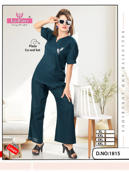 Design 1815 La Fairy Linen Co Ord Set Manufacturer